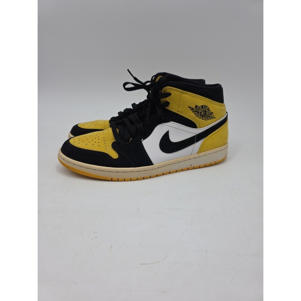 Nike Men's Air Jordan 1 852542-071 Yellow Black Sneaker Shoes Size 11